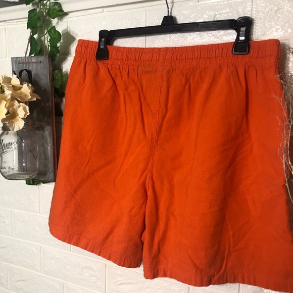 _🌸5/$25🌸Basics Edition Vibrant Orange Athletic Shorts Size Large - Picture 10 of 12